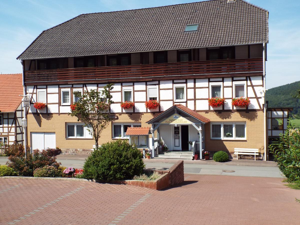 Hotel Garni Zum Reinhardswald Gewissenruh Eksteriør bilde